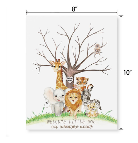 Signo De Árbol De Huellas Digitales De Fiesta De Género De Z