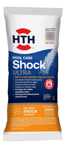 Pool Care Shock Ultra, Químico Para Piscina, Fórmula Cal Hyp