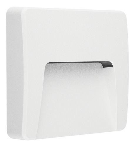 Lampara Exter. Aplique Cuadrado Ip65 Macroled Aecb-3w Blanco