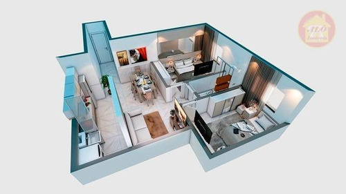 Apartamento À Venda, 45 M² Por R$ 172.800,00 - Planalto Bela Vista - São Vicente/sp - Ap4249