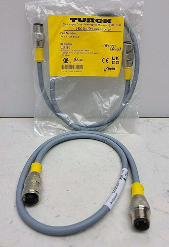 2 Pk Turck Rk 4.4t-0.6-rs 4.4t Actuator And Sensor C Ccw