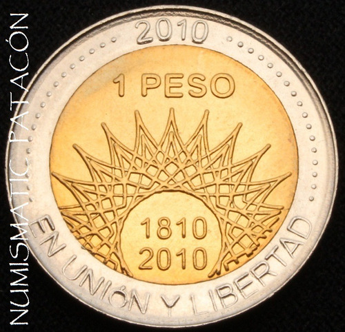 Moneda Argentina 2010 Bicentenario Aconcagua - Sin Circular!