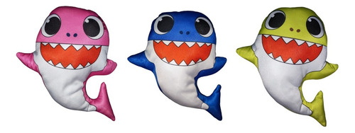 Peluches De Baby Shark 25 Cm Sublimado Precio X1