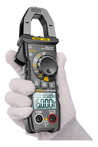 Pinza Amperimétrica Clamp Ncv Medidor Digital De Corriente C
