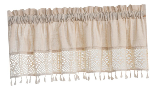 Cortinas De Lino Para Puertas De Granero, Cortinas Cortas