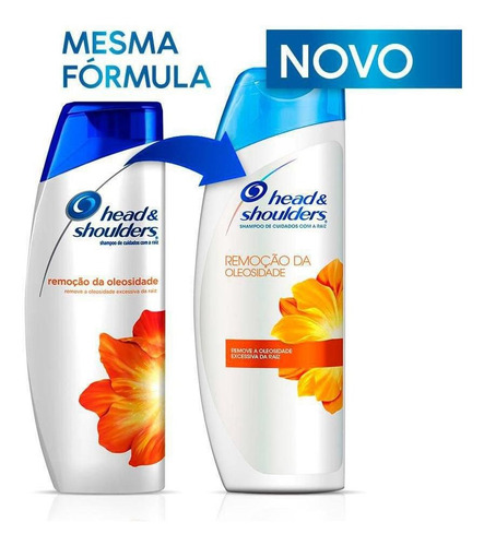 Shampoo Head & Shoulders Remoção Da Oleosidade 400ml