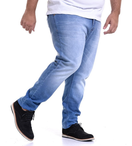 Imagem 2 de 5 de Calça Jeans Masculina Tamanho Grande 50 Ao 68 Plus Size