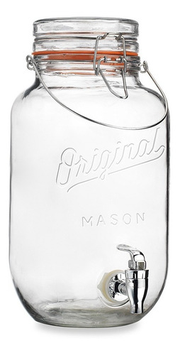 Original Mason Jar Dispensador De Bebidas 3.6qt  3.48 Litros