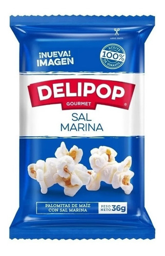 Delipop Sal Marina Crispetas X 12 Uds