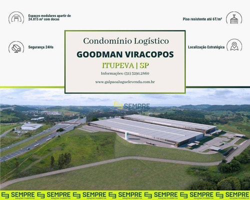 Imagem 1 de 21 de Galpão Para Alugar Em Itupeva/sp - Ga1515