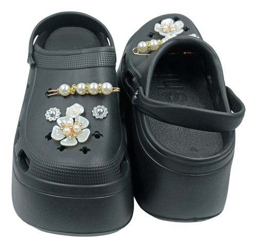 Sandalia Chancla Oferta Mujer Plataforma Chunky Tacón 7 Cm