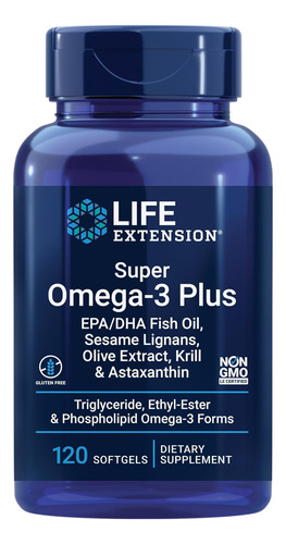 Life Extension Super Omega-3 Plus Óleo De Peixe, Extrato De