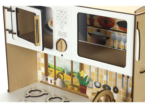 Imagen 8 de 10 de Cocina De Madera Para Chicos Cocinita De Juguete Infantil