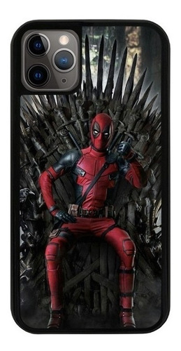 Funda Uso Rudo Tpu Para iPhone Deadpool Marvel Heroe Moda 03