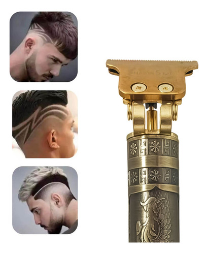 Máquina Acabamento Cabelo E Barba Recarregável Profissional