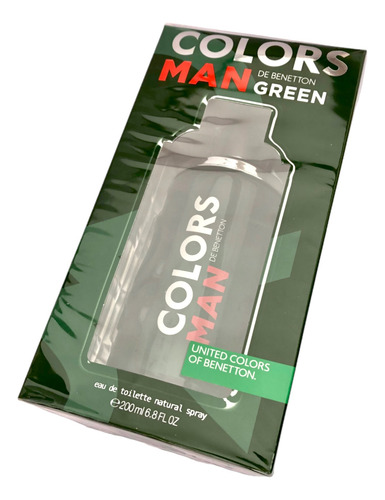 Benetton Colors Man Green 200ml - mL a $735