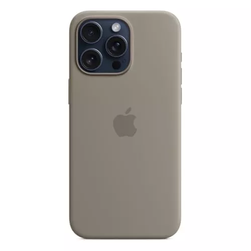  Apple Funda de silicona para iPhone 15 Pro Max con MagSafe -  Arcilla : Celulares y Accesorios