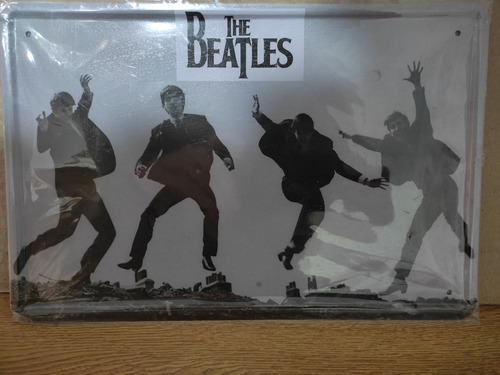 The Beatles Cartel De Chapa Vintage 