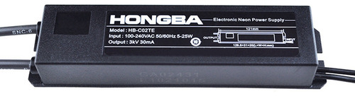 L Transformador De Luz De Neón Hongba De 1 Pieza, 3 Kv, 30