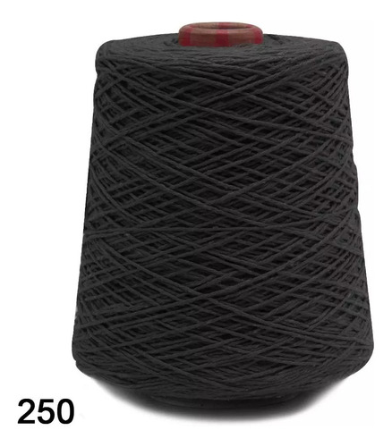 Barbante Euroroma Colorido N.4 600g 915mts Cor 0250- Preto