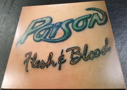 Poison - Flesh & Blood Lp Brasil 1ra Edic Skid Row Slaughter