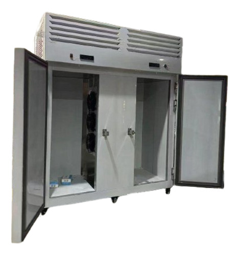 Congelador Ultra Rápido Doble Puerta 30 Bandejas -45°c Plateado