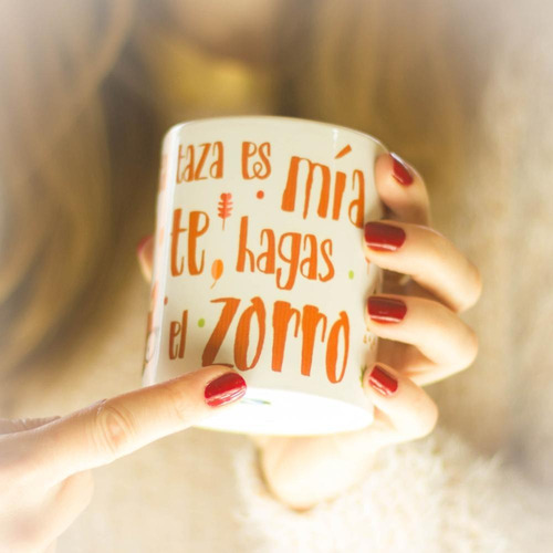 Imagen 4 de 4 de Taza No Te Hagas El Zorro