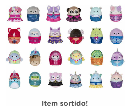 Mini Squishmallows Surpresa Verde - Squishville Série 10