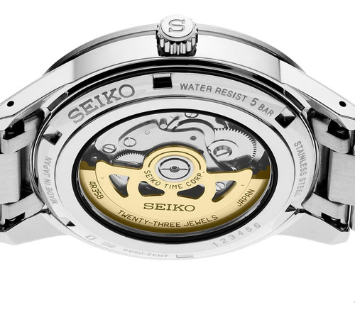 Reloj Automático Seiko Presage Style 60s Collection De Acero