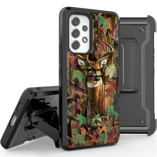 Pimpcase Funda Resistente Para Samsung Soporte Combo-deer