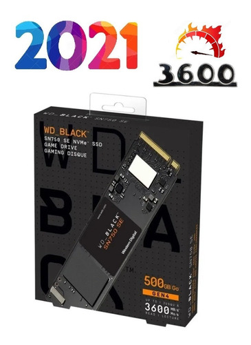 Memoria Wd Black 500gb Ssd M2 Nvme Sn750 Mercadolider
