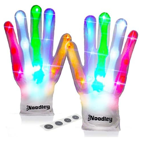 Guantes Finos Luz Led Niños Juguetes Geniales Niños I...