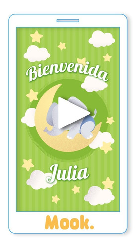 Elefantito Invitación Animada En Video Baby Shower