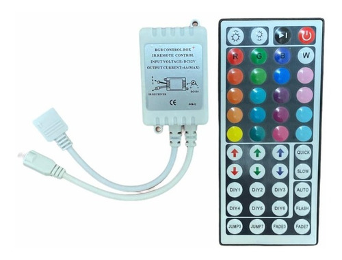 Pack X50 Controlador Para Cintas Rgb 44 Teclas 12v 6a