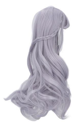 Peluca Larga Blue Doll Es053, Suave Y Rizada, Para Cabello D