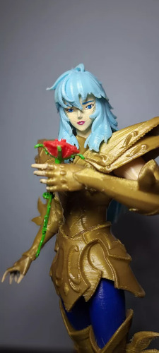 Figura Peke.3d Piscis Afrodita 20cm Saint Seiya