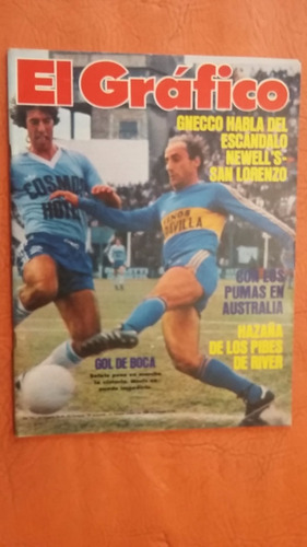 El Grafico 3329 26/7/1983 Boca Temperley Hazaña De River
