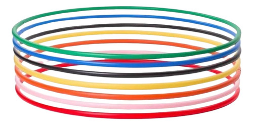 Kit 30 Aro Hula Hula Entrenamiento / Juegos Didácticos 70cm Surtidos