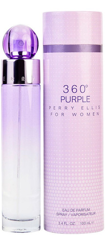 360 Grados Purple Dama 100 Ml Perry Ellis Edp