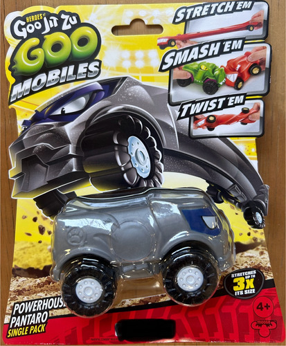 Juguete Goo Jit Zu Mobile Powerhouse Pantaro Coche Flexible