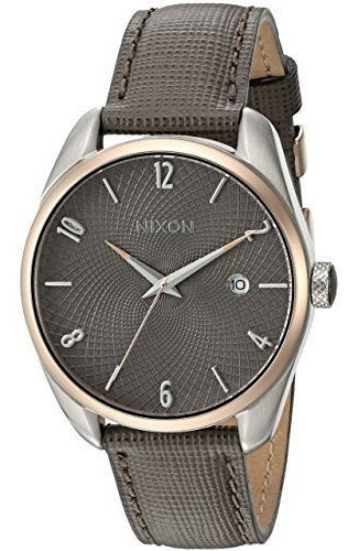 Reloj Casual De Acero Y Cuero De Cuarzo Para Mujer Nixon, Co