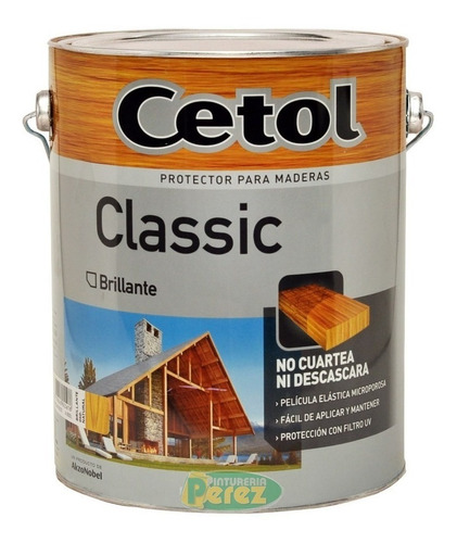 Cetol Classic Brillante 4 Lts Impregnante Lasur Madera Ext