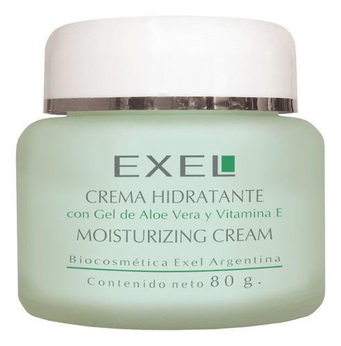 Crema Hidratante C/gel De Áloe Vera Y Vit. E  Exel X 80 Gr.