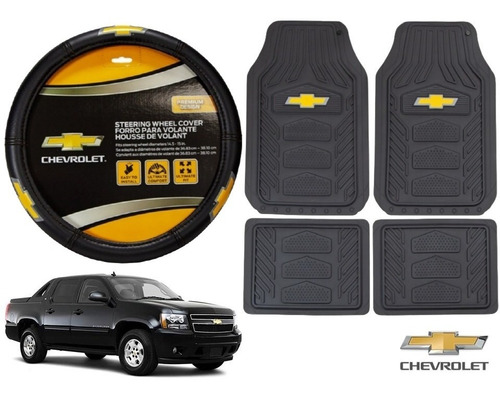 Tapetes 4pz Chevrolet + Cubrevolante Avalanche 2007 A 2013