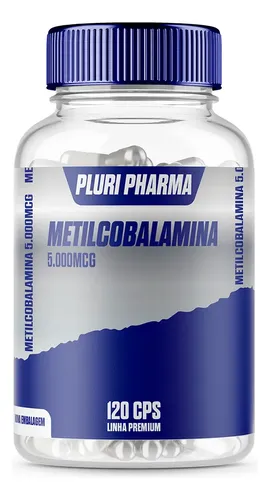 Metilcobalamina 5.000mcg 120 Cápsulas Sem Sabor