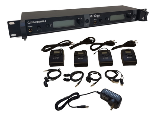 Sistema De Monitoreo In Ear Cuatro Canales Hugel