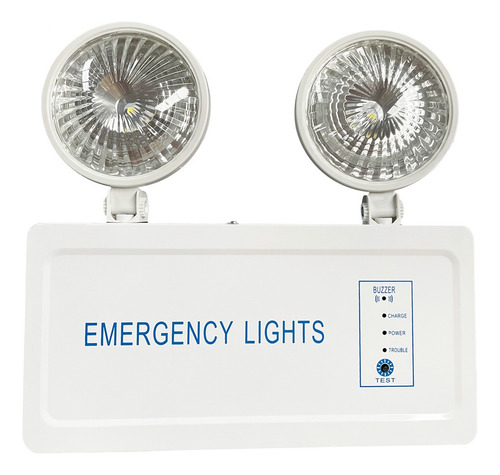 2x Lámparas Emergencia Led Focos Recargable 220v