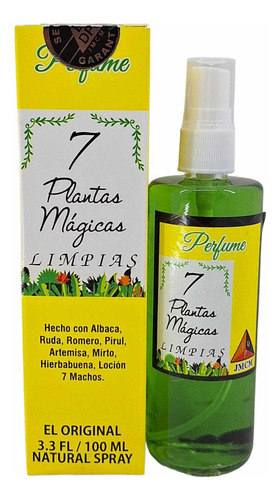 Loción Espiritual 7 Plantas Mágicas Esotérico Proteccion