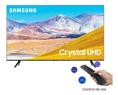 Imagen 2 de 6 de Televisor Samsung 58 Smart Tv Crystal 4kuhd Tu8000 Control