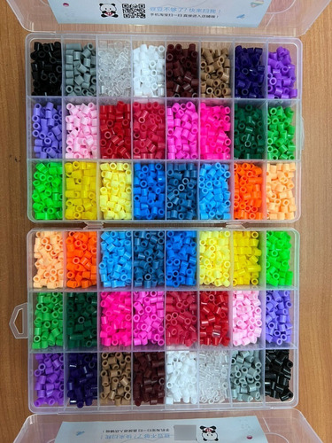 Hama Perler 5mm Deluxe 2x24 Colores (10000+2000) Beads Toys